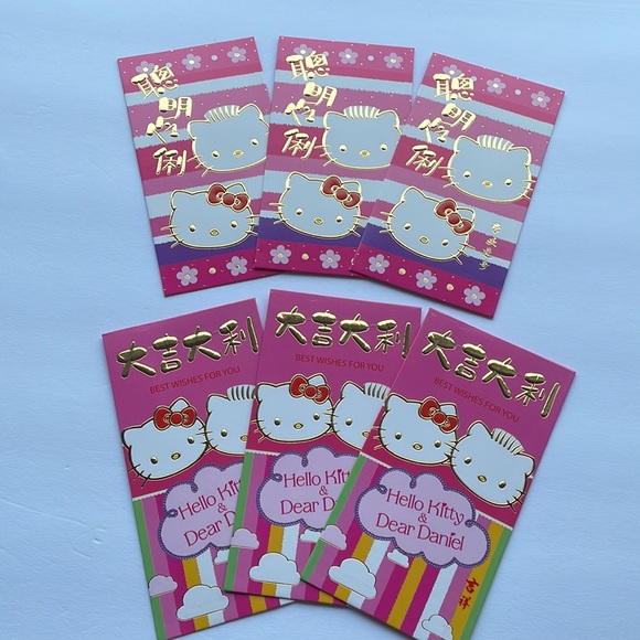 Sanrio Hello Kitty Large Red Envelopes - Picture 2 of 5